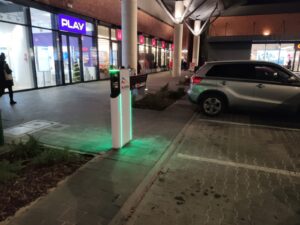 Stacja ładowania samochodów elektrycznych Arinea