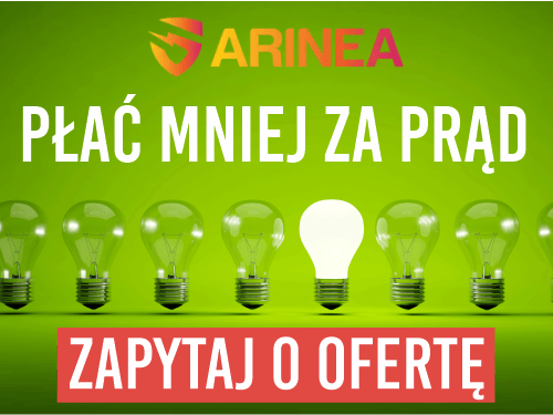 Arinea - płać mniej za prąd