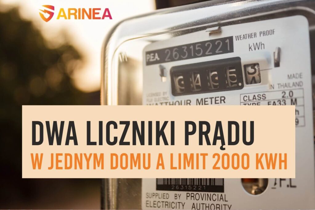 Dwa liczniki prądu w jednym domu a limit 2000 kWh