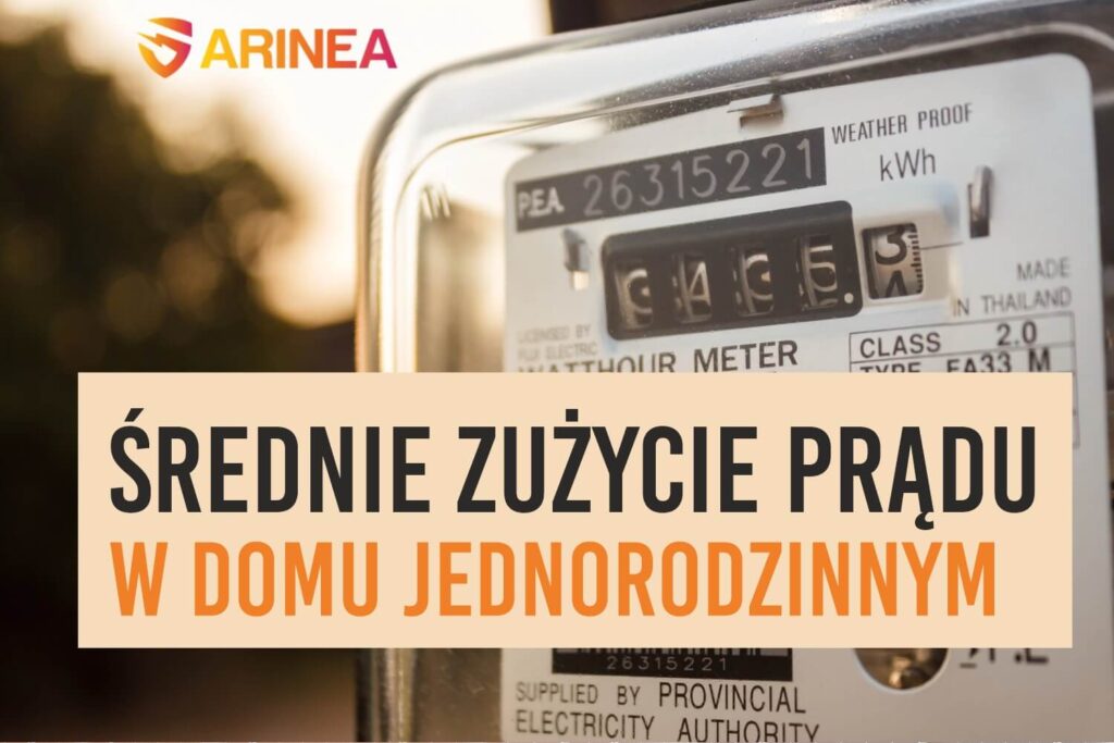 Średnie zużycie prądu w domu jednorodzinnym